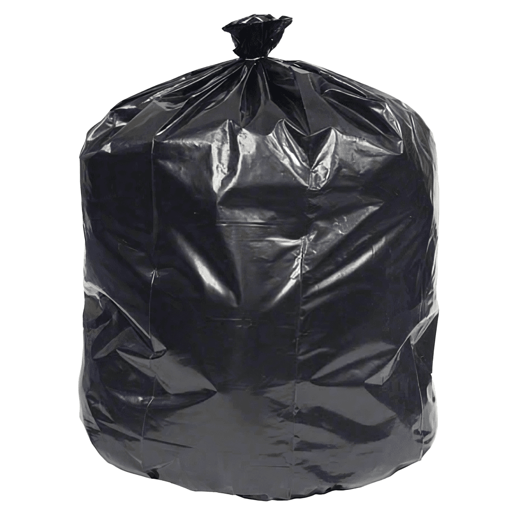 Can Liner 38X58 IN 60 GAL Black Plastic 2MIL 50/Case