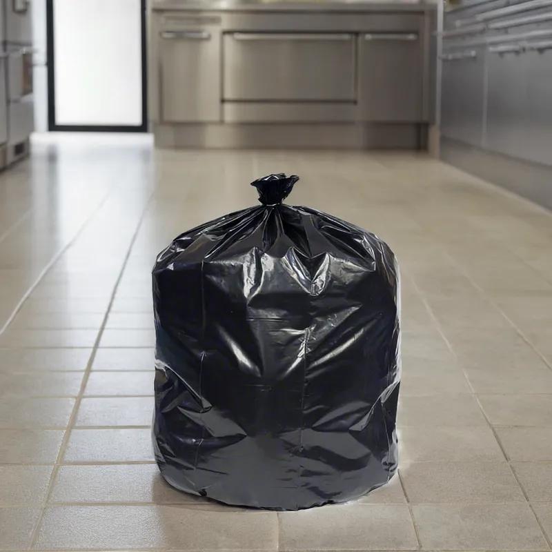 Can Liner 38X58 IN 60 GAL Black Plastic 2MIL 50/Case