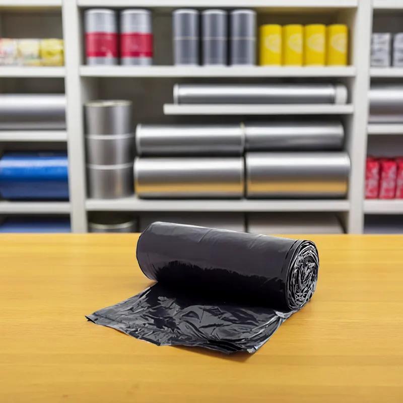 Can Liner 40X46 IN Black Plastic 0.65MIL 150/Case