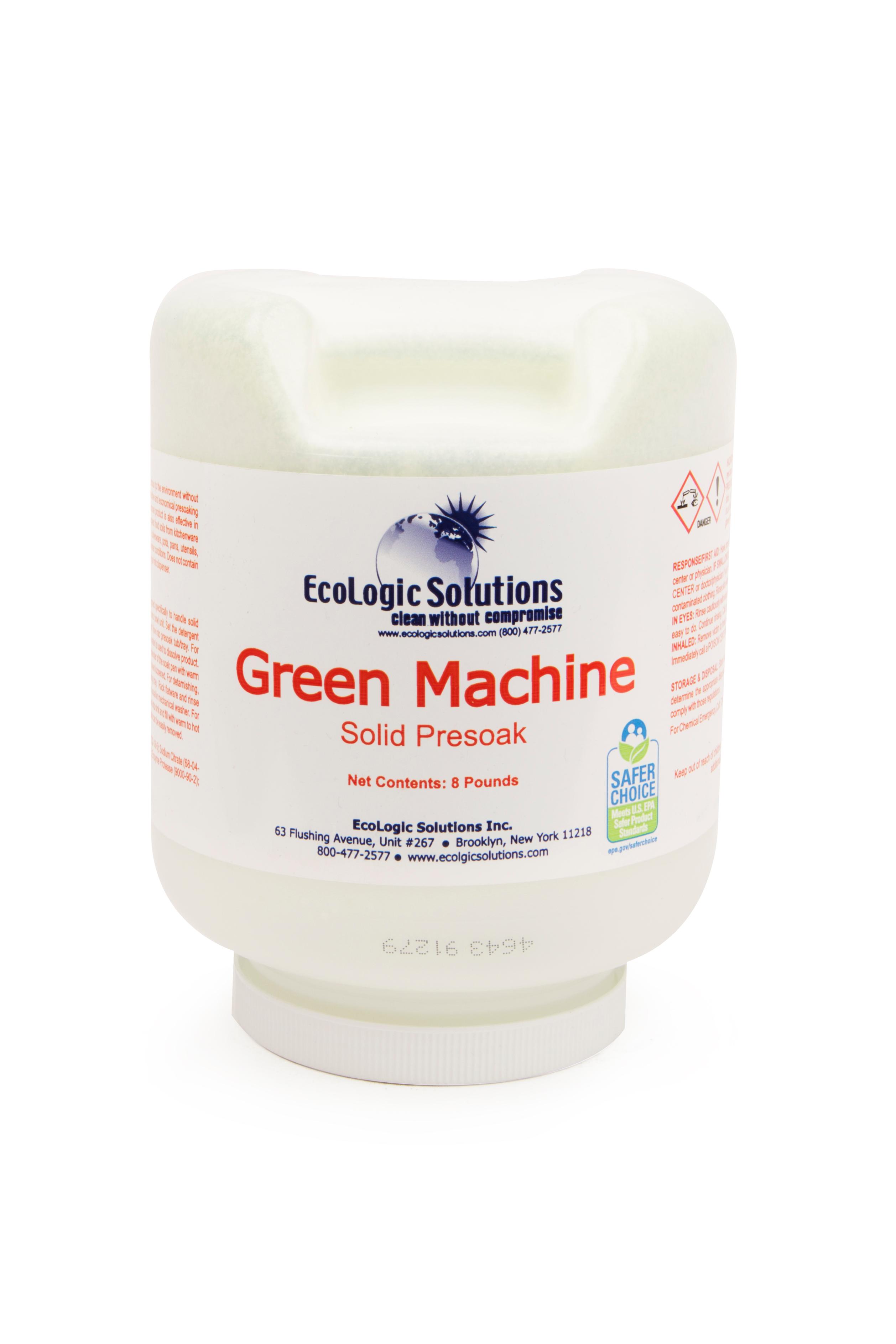 Green Machine Dish Presoak 8 LB Solid 2/Case
