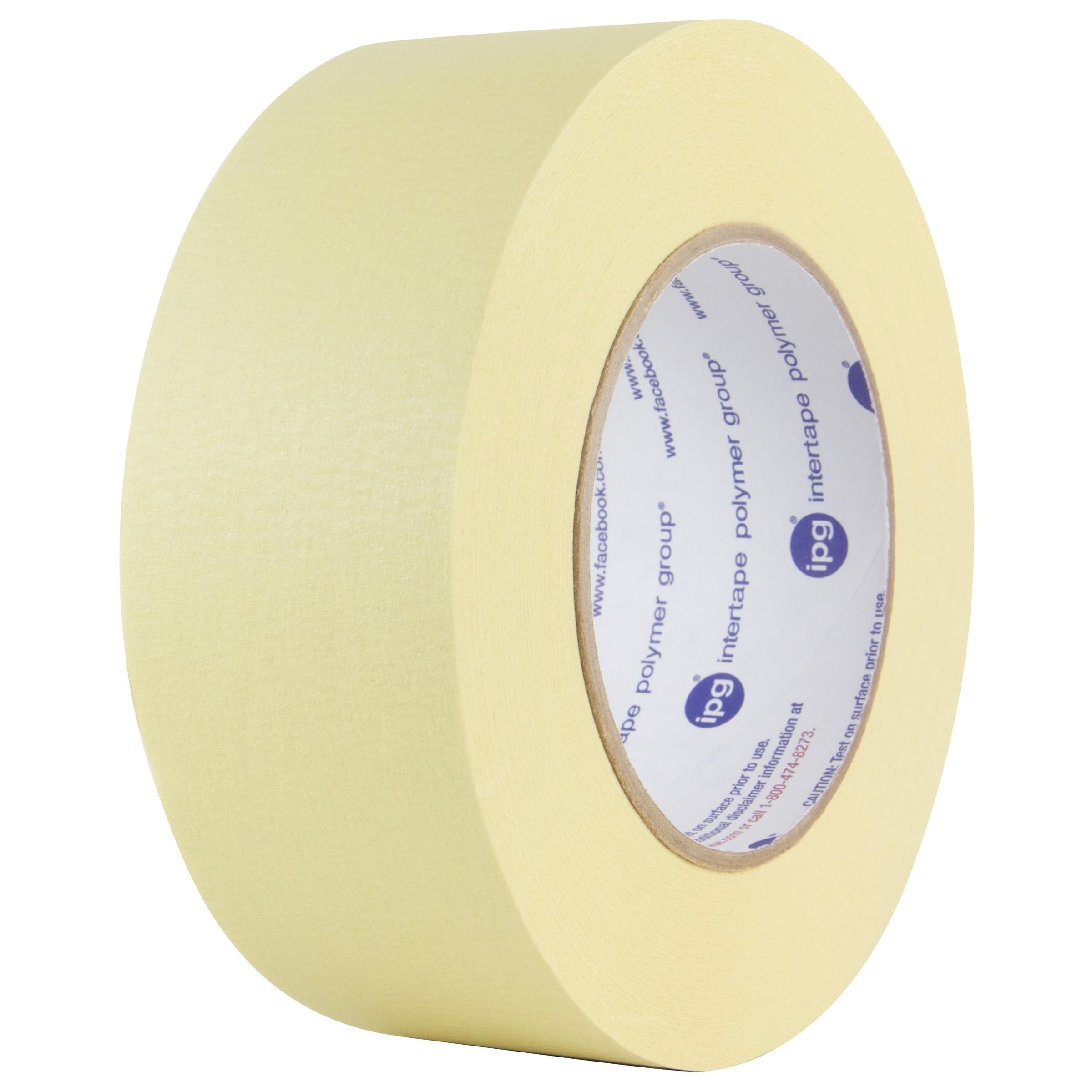 Intertape Masking Tape 48MM X54.8M Natural Crepe Paper 23LB 5.8MIL Premium 24 Rolls/Case 48 Cases/Pallet