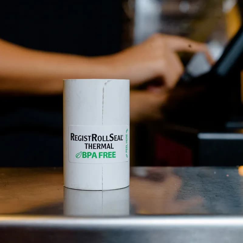 Thermal Paper Credit Card Machine Roll 2.25IN X80FT White 24 Rolls/Case 2 Count/Case