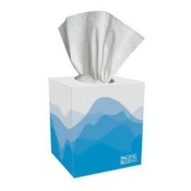 Pacific Blue Select Facial Tissue 8.4X7.5X5.25 IN 2PLY White 1/2 Fold EPA Indicator 100 Sheets/Pack 36 Packs/Case