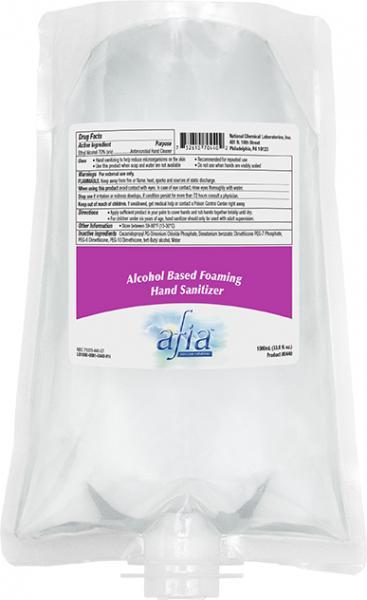 Fresh Nap Plus Hand Sanitizer Foam 1000 mL 6X3.5X9.5 IN Unscented Fragrance Free Clear 70% Ethyl Alcohol 6/Case