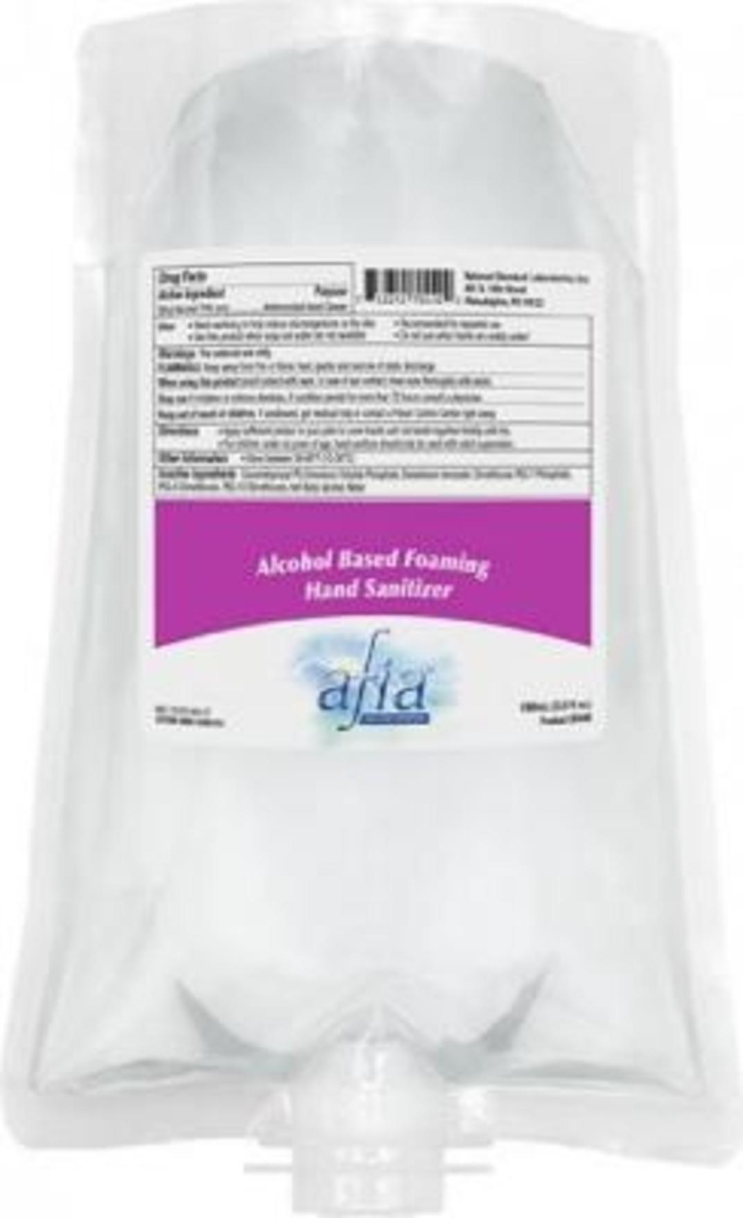 Fresh Nap Plus Hand Sanitizer Foam 1 L Unscented Fragrance Free Clear 70% Ethyl Alcohol 6/Case