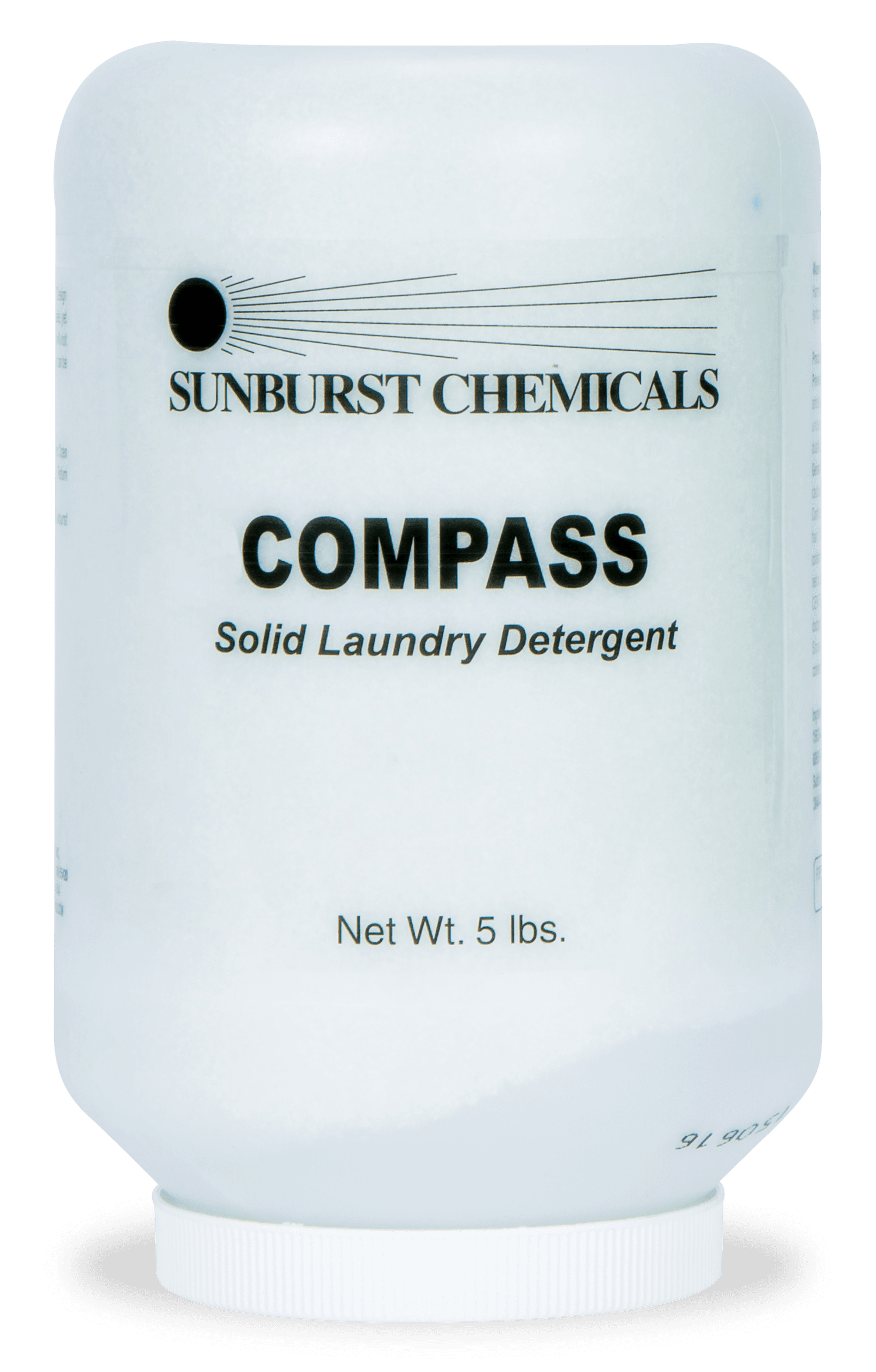 Compass Laundry Detergent 5 LB Solid 2/Case