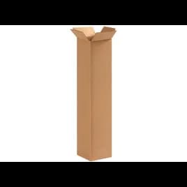 Tall Box 4X4X18 IN Corrugated Paperboard Tall 1/Each