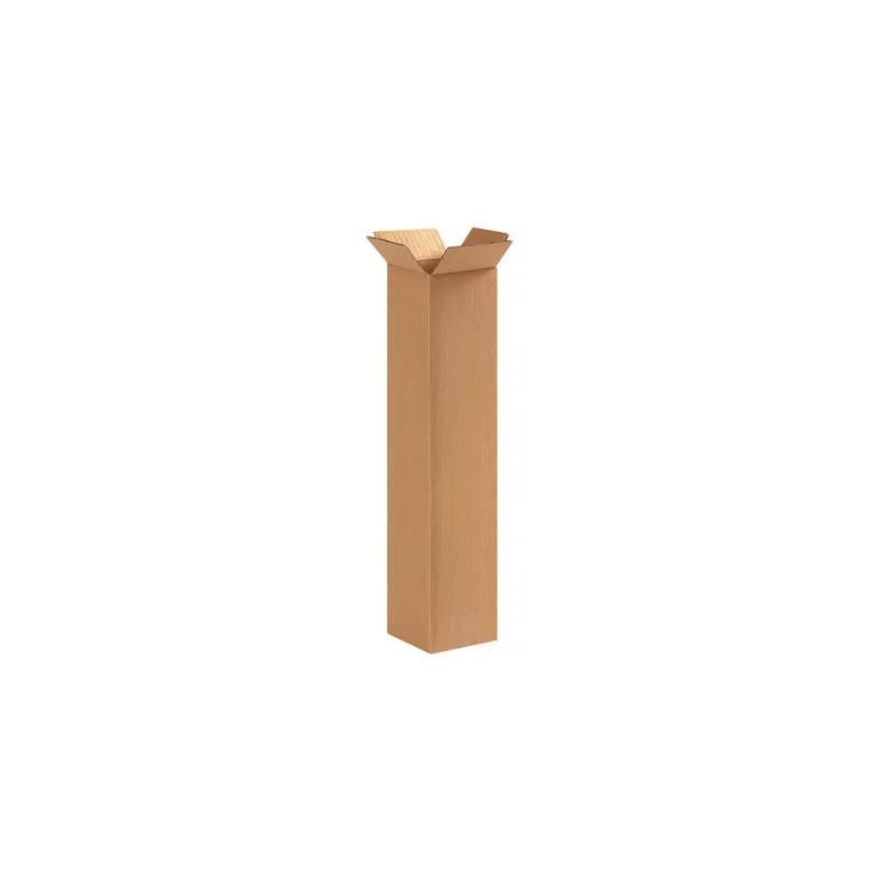 Tall Box 4X4X18 IN Corrugated Paperboard Tall 1/Each