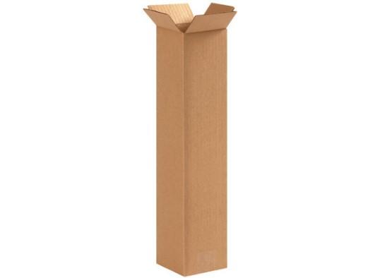 Tall Box 4X4X18 IN Corrugated Paperboard Tall 1/Each
