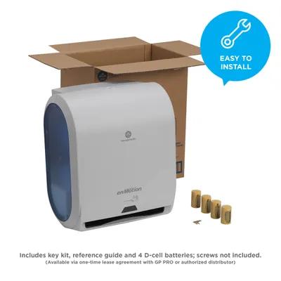 enMotion® Paper Towel Dispenser 9.5X14.7X17.3 IN Wall Mount Gray 1-Roll Touchless 10IN Roll 1/Case