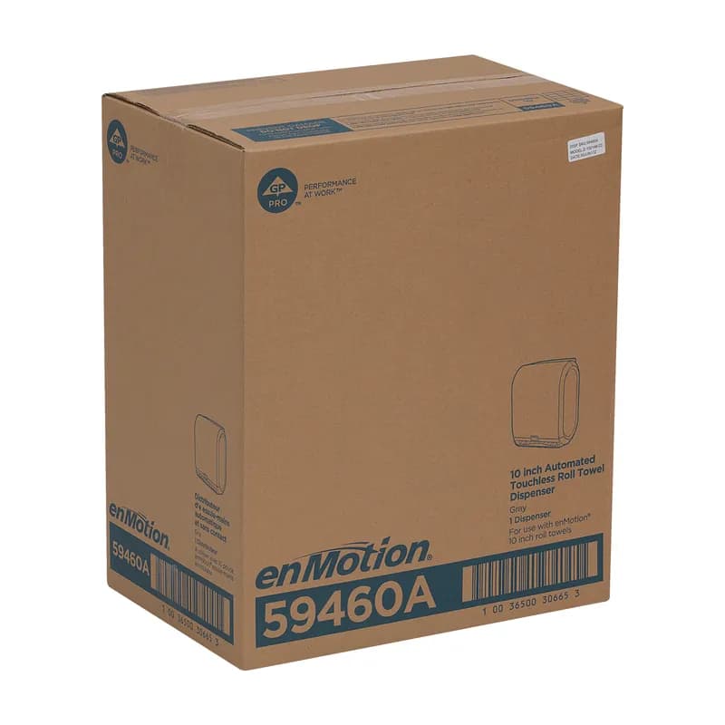 enMotion® Paper Towel Dispenser 9.5X14.7X17.3 IN Wall Mount Gray 1-Roll Touchless Automatic 10IN Roll 1/Case