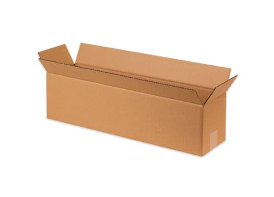 Regular Slotted Container (RSC) 20X4X4 IN Corrugated Cardboard 32ECT 200# 1/Each