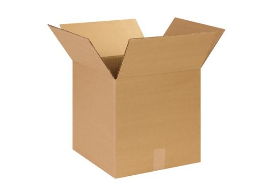 Regular Slotted Container (RSC) Box 14X14X14 IN Kraft Corrugated Cardboard 25 Count/Bundle