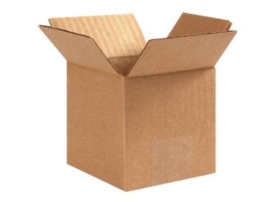 Regular Slotted Container (RSC) 4X4X4 IN Corrugated Cardboard 32ECT Cube 1/Each