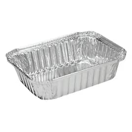 Victoria Bay Take-Out Container Base 7.063X5.125X2 IN Aluminum Silver Oblong Deep 500/Case