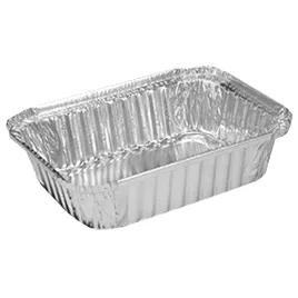 Victoria Bay Take-Out Container Base 7.063X5.125X2 IN Aluminum Silver Oblong Deep 500/Case