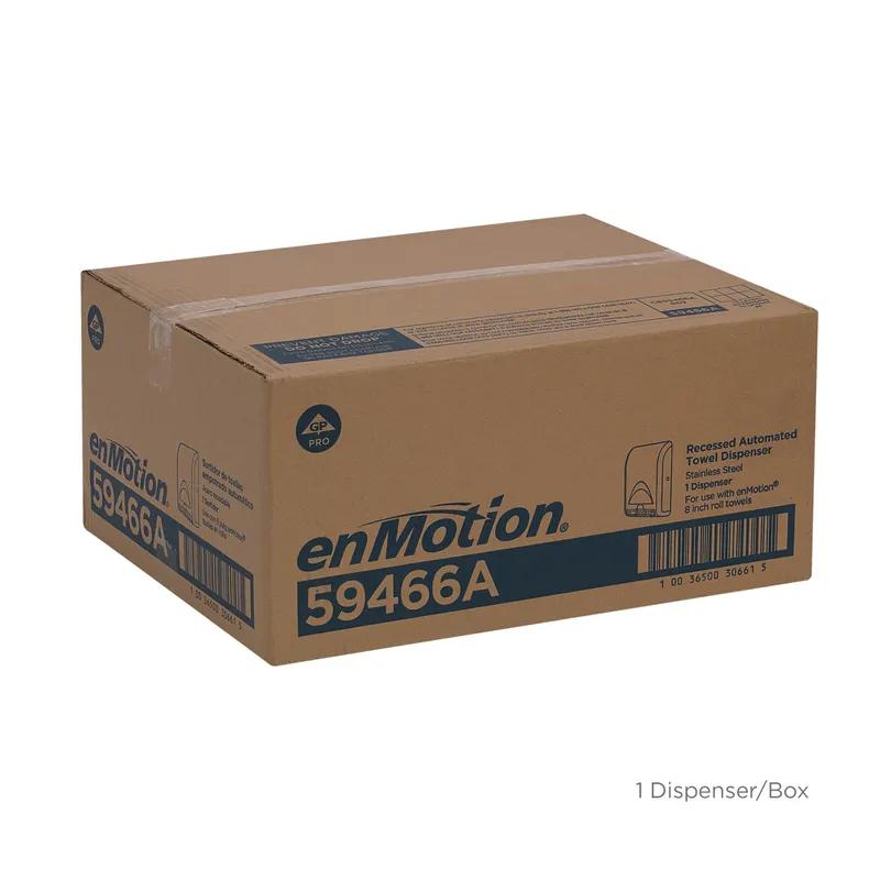 enMotion® Paper Towel Dispenser 8X13.6X16.7 IN Stainless Steel Wall Mount 1-Roll Recessed Touchless Automatic 1/Each