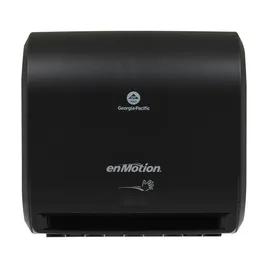 enMotion® Impulse® Paper Towel Dispenser 9.25X14.6X14 IN Wall Mount Black 1-Roll Touchless 10IN Roll 1/Each