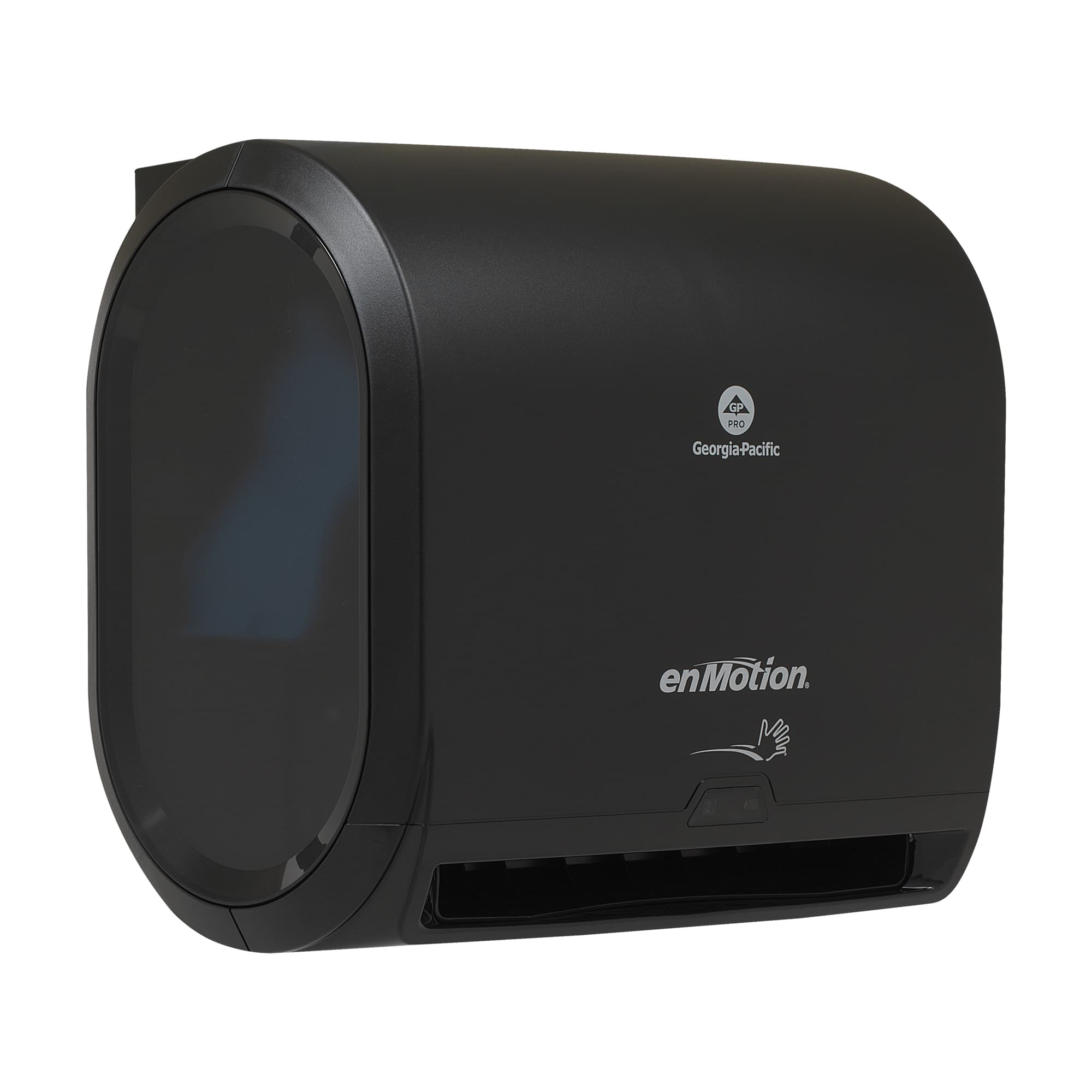enMotion® Impulse® Paper Towel Dispenser 9.25X14.6X14 IN Wall Mount Black 1-Roll Touchless Automatic 10IN Roll 1/Each