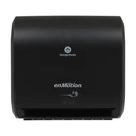 enMotion® Impulse® Paper Towel Dispenser 9.25X14.6X14 IN Wall Mount Black 1-Roll Touchless Automatic 10IN Roll 1/Each