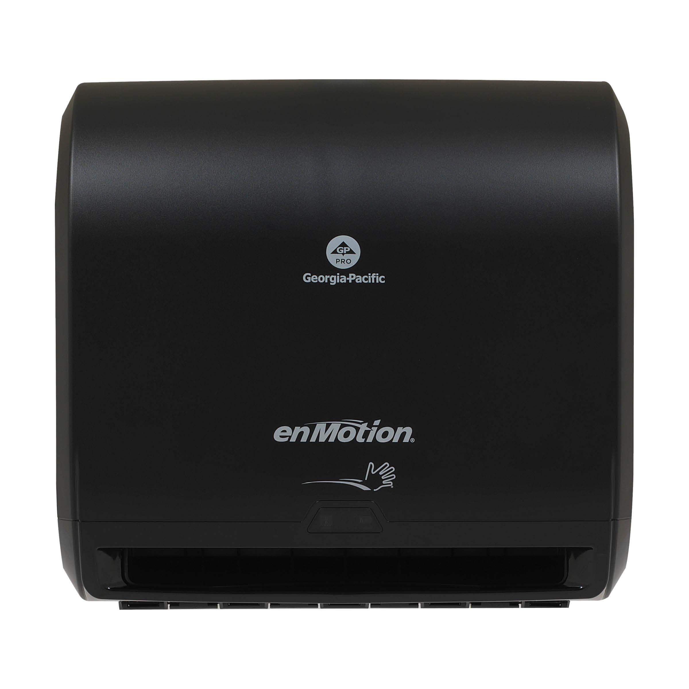 enMotion® Impulse® Paper Towel Dispenser 9.25X14.6X14 IN Wall Mount Black 1-Roll Touchless Automatic 10IN Roll 1/Each