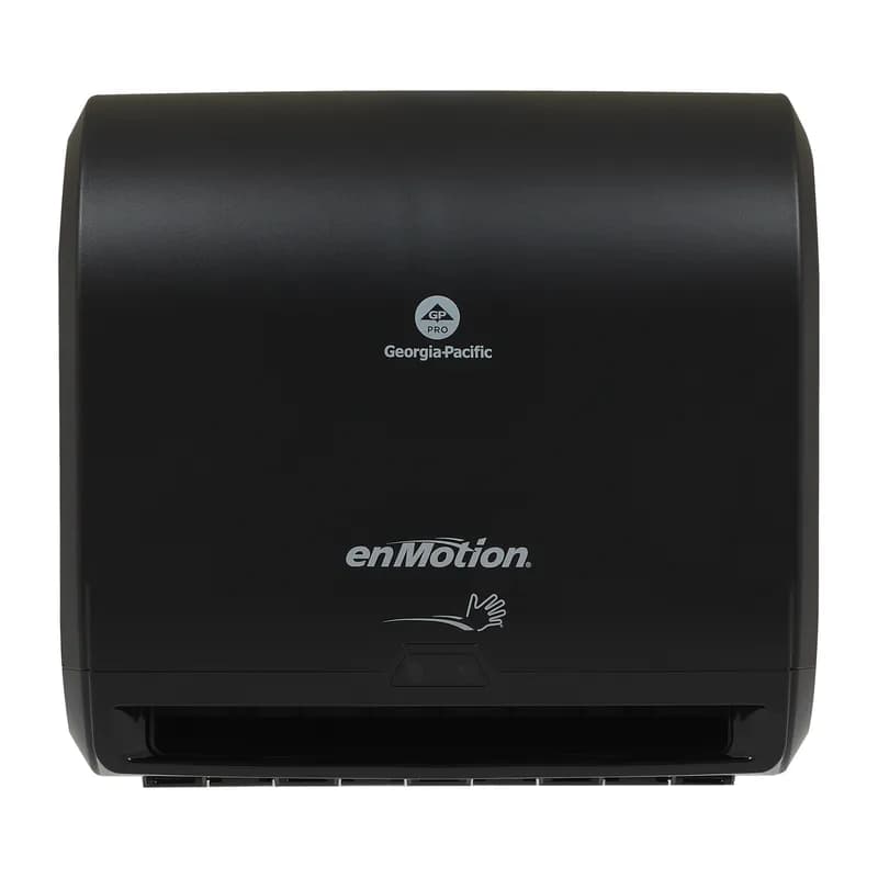 enMotion® Impulse® Paper Towel Dispenser 9.25X14.6X14 IN Wall Mount Black 1-Roll Touchless Automatic 10IN Roll 1/Each