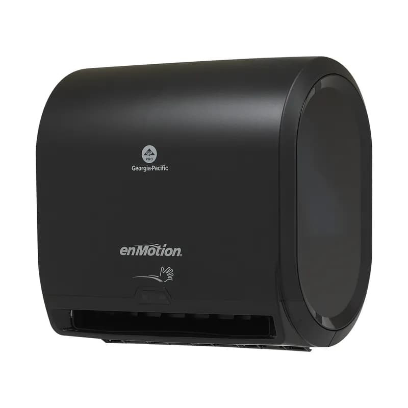 enMotion® Impulse® Paper Towel Dispenser 9.25X14.6X14 IN Wall Mount Black 1-Roll Touchless Automatic 10IN Roll 1/Each