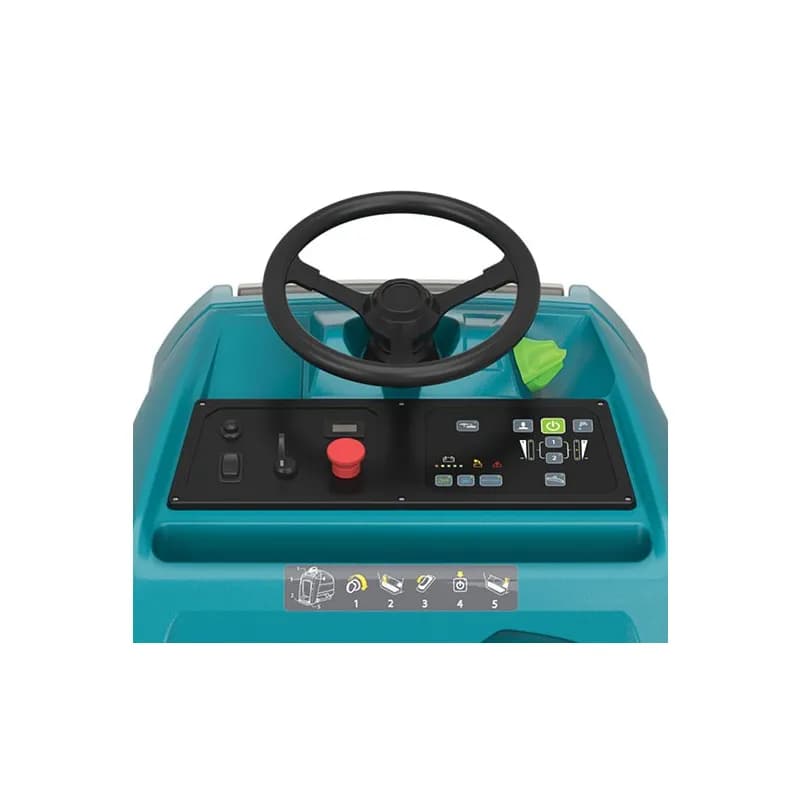 Tennant T350 Floor Scrubber 18.4 GAL 24IN Teal 24v On-Board Charger Pad ec-H2O NanoClean® 240 Ah Wet Battery (4) 1/Each