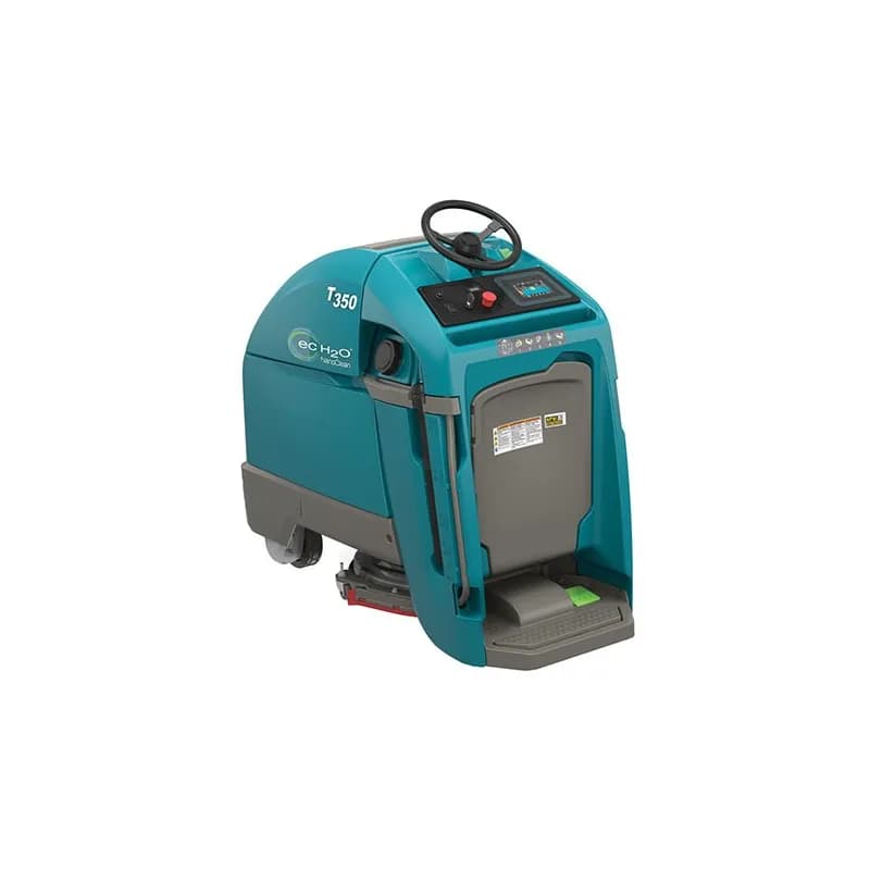 Tennant T350 Floor Scrubber 18.4 GAL 24IN Teal 24v On-Board Charger Pad ec-H2O NanoClean® 240 Ah Wet Battery (4) 1/Each