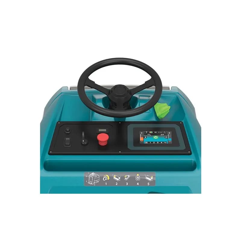 Tennant T350 Floor Scrubber 18.4 GAL 24IN Teal 24v On-Board Charger Pad ec-H2O NanoClean® 240 Ah Wet Battery (4) 1/Each
