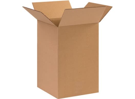 Regular Slotted Container (RSC) 10X10X12 IN Corrugated Cardboard 32ECT 200# 1/Each