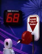 Turn-O-Matic® Take-A-Number Ticket Pink 3000/Roll