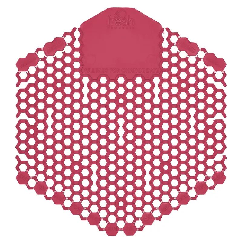 Wave 3D Urinal Screen Spiced Apple Red EVA 7X6.5X0.66 IN 10 Count/Pack 6 Packs/Case 60 Count/Case