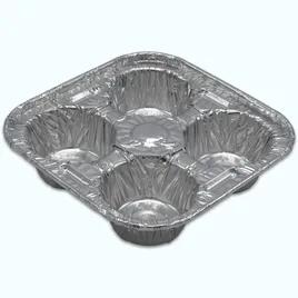 Cupcake & Muffin Pan 6.25X3.25 IN 4 Compartment Silver Texas 250/Case