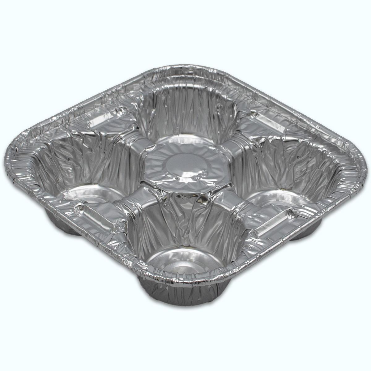 Cupcake & Muffin Pan 6.25X3.25 IN 4 Compartment Silver Texas 250/Case