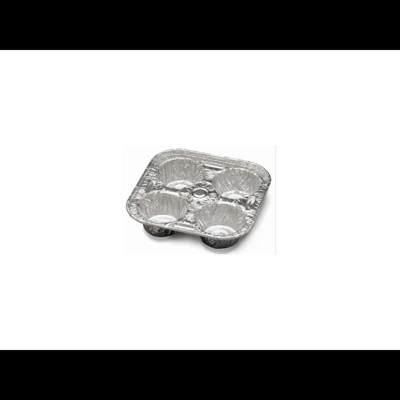 Cupcake & Muffin Pan 6.25X3.25 IN 4 Compartment Silver Texas 250/Case