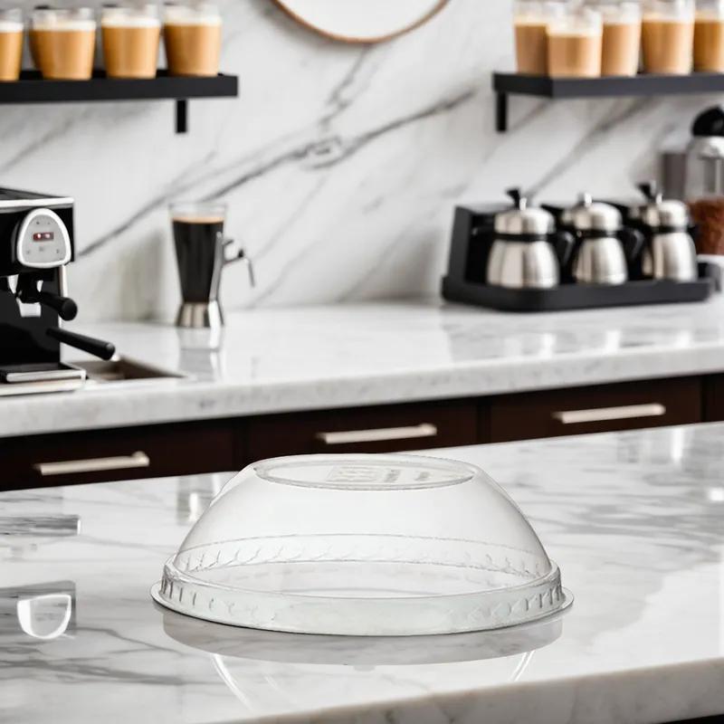 Lid Dome PLA Round For 12-16-32 OZ Container 1200/Case