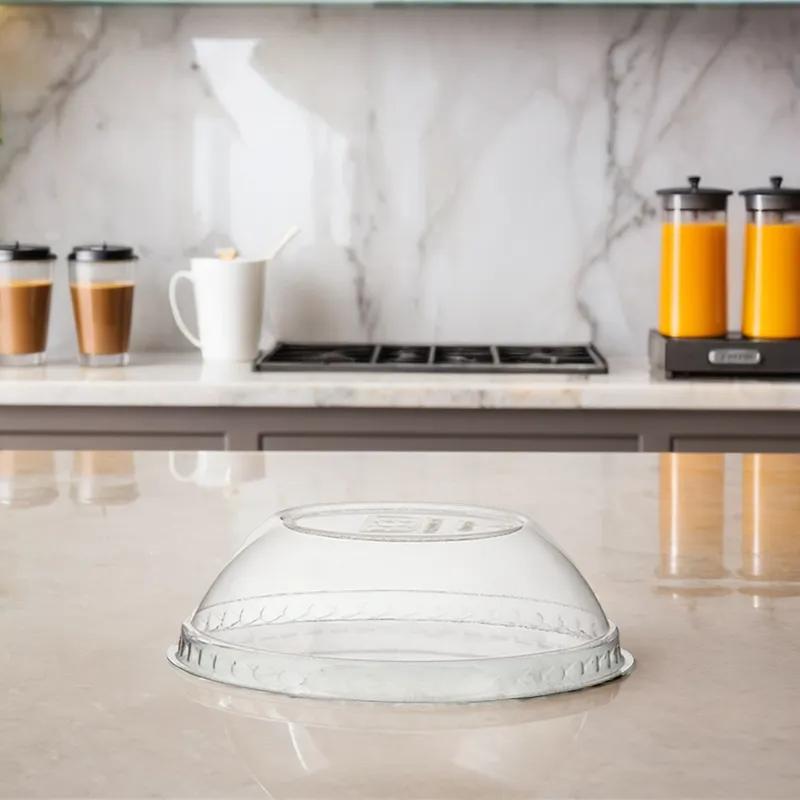 Lid Dome PLA Round For 12-16-32 OZ Container 1200/Case