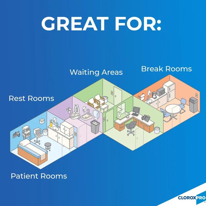 Clorox® TurboPro Electrostatic Sprayer 33.8 FLOZ Plastic Blue Handheld 1/Each