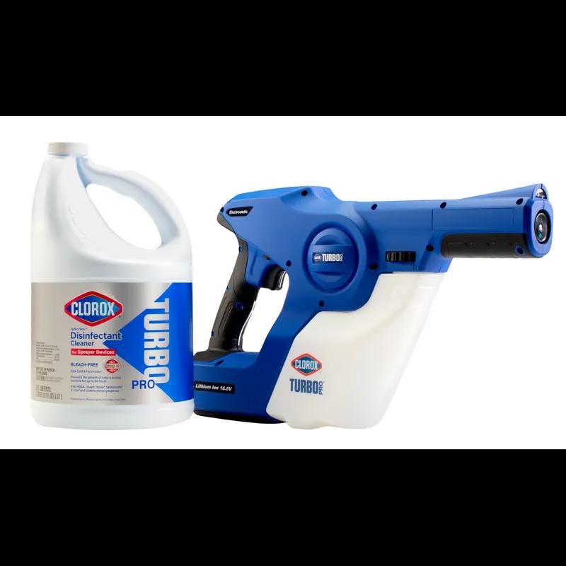 Clorox® TurboPro Electrostatic Sprayer 33.8 FLOZ Plastic Blue Handheld 1/Each