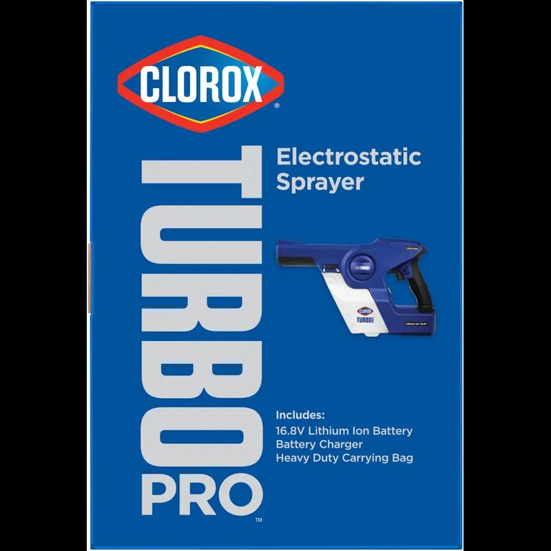 Clorox® TurboPro Electrostatic Sprayer 33.8 FLOZ Plastic Blue Handheld 1/Each