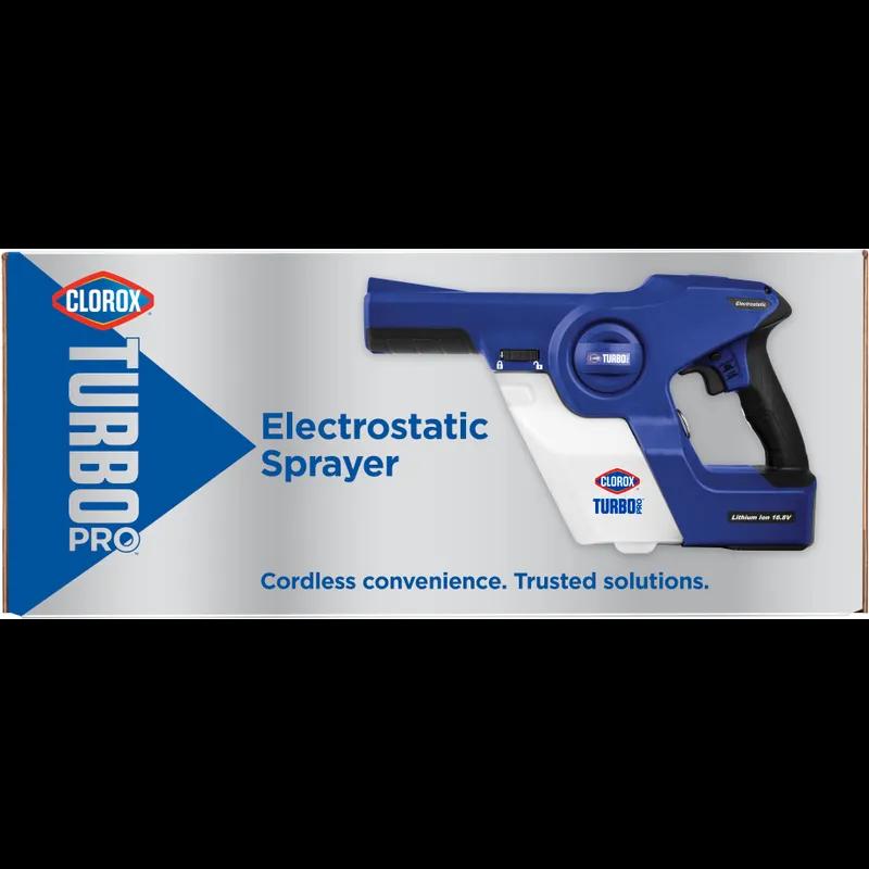 Clorox® TurboPro Electrostatic Sprayer 33.8 FLOZ Plastic Blue Handheld 1/Each