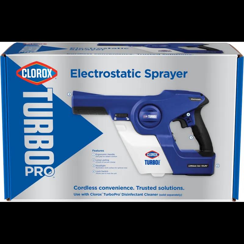 Clorox® TurboPro Electrostatic Sprayer 33.8 FLOZ Plastic Blue Handheld 1/Each