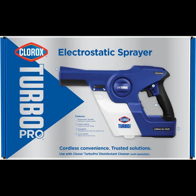 Clorox® TurboPro Electrostatic Sprayer 33.8 FLOZ Plastic Blue Handheld 1/Each