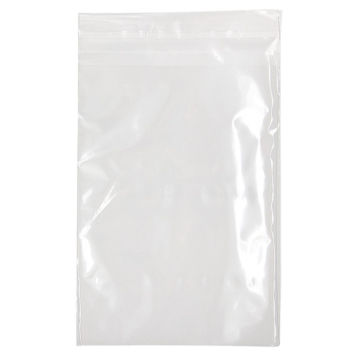 Bag 5.25X7.25 IN PP 1.6MIL Clear With Lip & Tape Closure 1000/Case