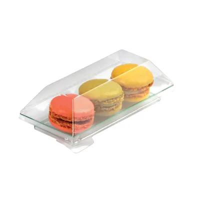 Plate 5.3X2.5X0.61 IN Plastic Translucent Green Rectangle Freezer Safe 50 Count/Pack 4 Packs/Case 200 Count/Case