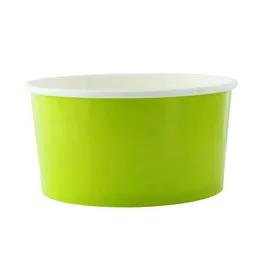 Food Container Base 32 OZ Paper Green Round Grease Resistant 45 Count/Pack 8 Packs/Case 360 Count/Case