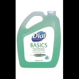 Dial Dial® Basics Hand Soap 1 GAL Light Green Foaming Aloe Advanced Moisturizers 4/Case