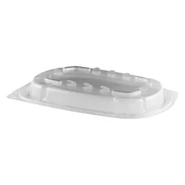 Crisp Food Technologies® Lid 8.85X6.41X1.11 IN 1 Compartment PP Clear Rectangle For Container Anti-Fog 252/Case