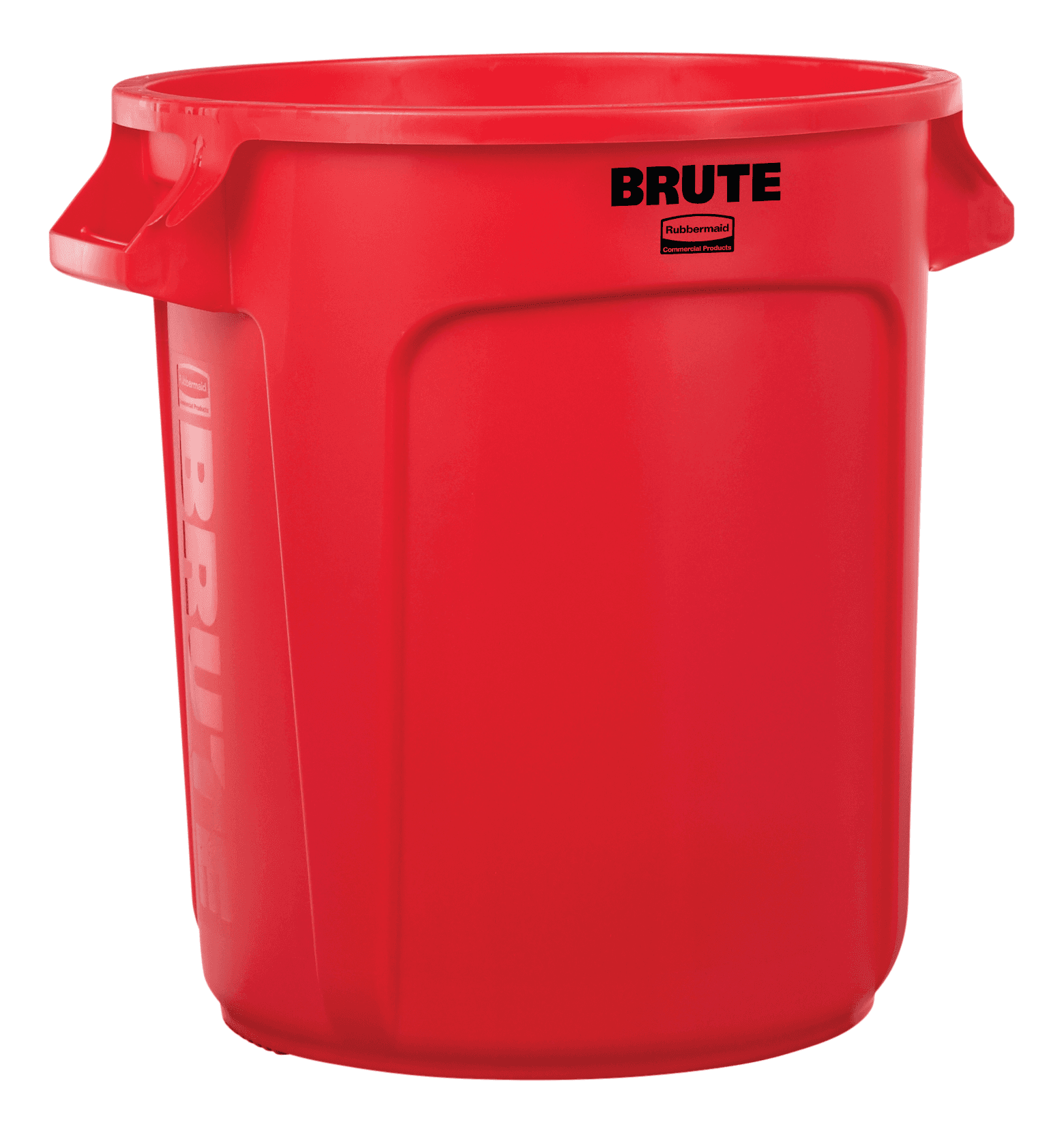 Brute® Trash Can 15.63X15.63X17.32 IN 10 GAL Red Resin Vented 1/Each